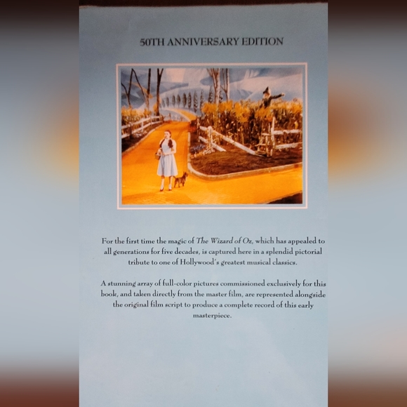 Vintage 50th Anniversary Book, Original Scripts and Songs for The Wizard of Oz - Picture 2 of 5